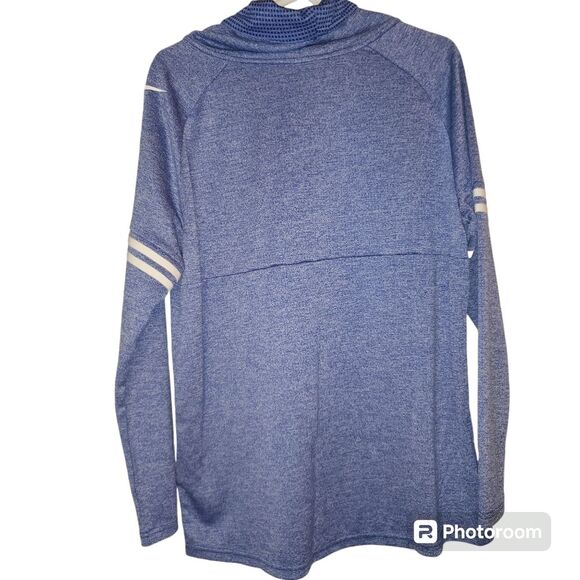 Nike Women's L.A. Rams Marks Long Sleeve Tri-Blend Funnel Sweatshirt Large - Picture 3 of 7